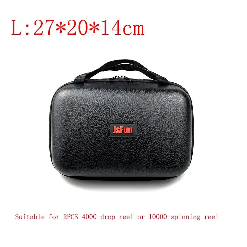 Shockproof PU Fishing Reel Case – Protective Storage for Fishing Tackle