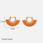316L Stainless Steel Waterproof Earrings – Minimalist Jewelry for Vacation