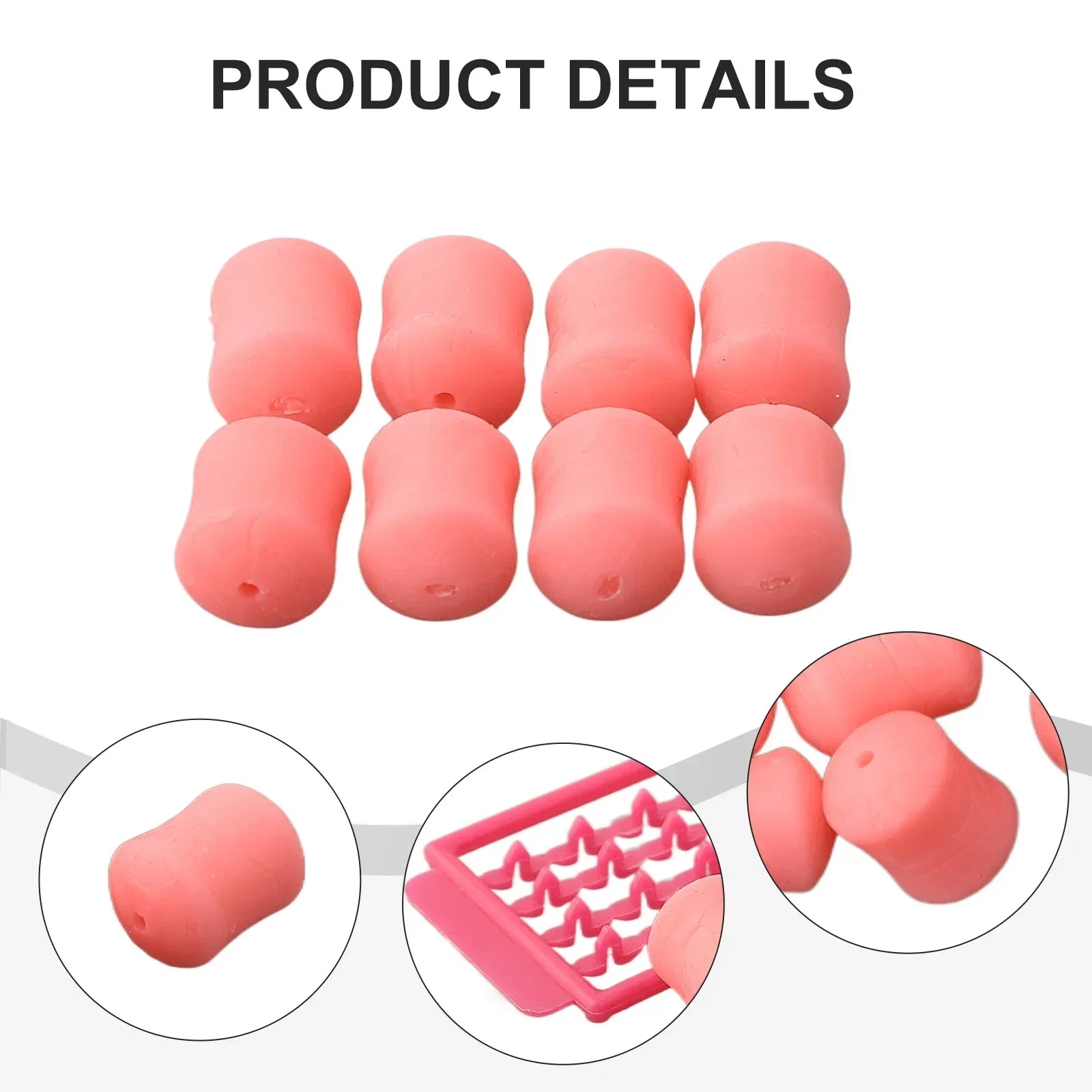 12mm Artificial Dumbbell Baits – Slow Sinking Plastic Lures for Carp Fishing