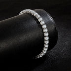 S925 Sterling Silver Tennis Bracelet – 4mm Zirconia for Wedding Jewelry