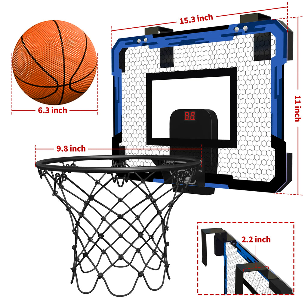 Wall-Mounted Basketball Hoop – Indoor Training Toy for Kids Outdoor Play