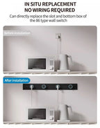 Movable Track Power Socket – 8000W Rail System for Home Office Appliances
