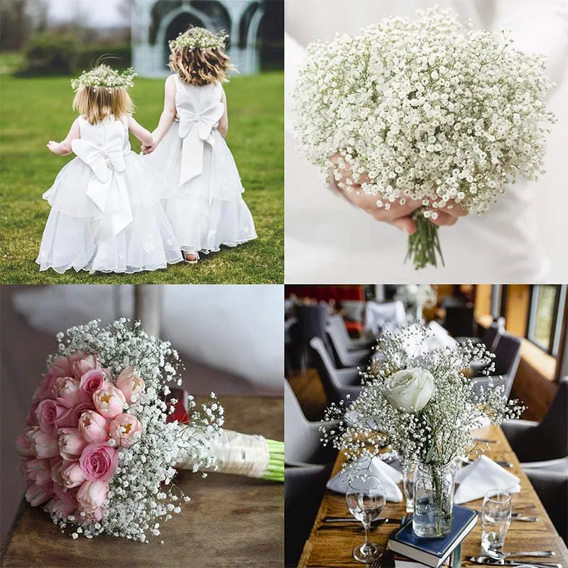 Artificial Babysbreath Flowers – Realistic Floral Decor for Wedding Parties