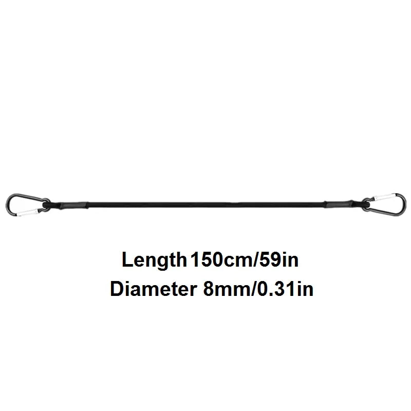 Elastic Bungee Cords with Hooks – Heavy Duty Tie Down for Car Roof Racks