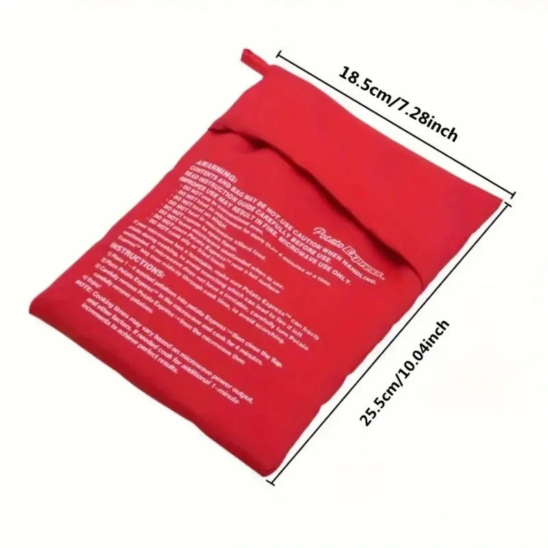 Reusable Microwave Potato Bags – Fabric Cooking Pouches for Baked Potatoes