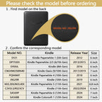 Magnetic Acrylic Case – Protective Cover for Kindle Paperwhite 6-7 Inch