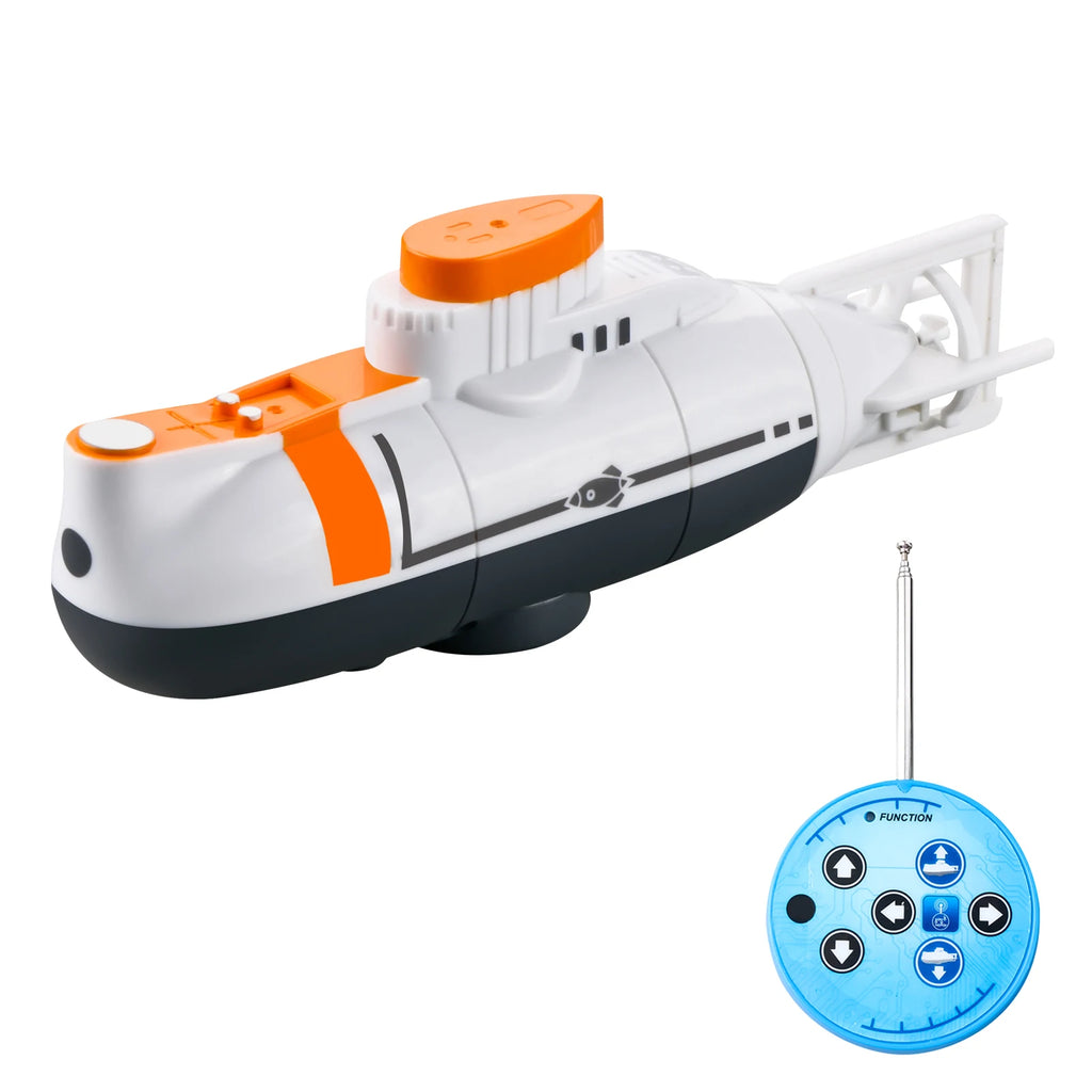 Mini RC Submarine – Waterproof Simulation Boat Toy for Kids Pool Play