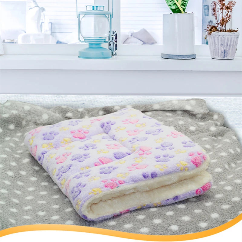 Flannel Dog Bed – Thickened Sleeping Mat for Small to Large Dogs and Cats