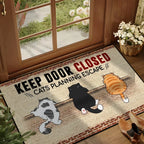 Cat Pattern Door Mat – Non-Slip Floor Rug for Bedroom and Entrance