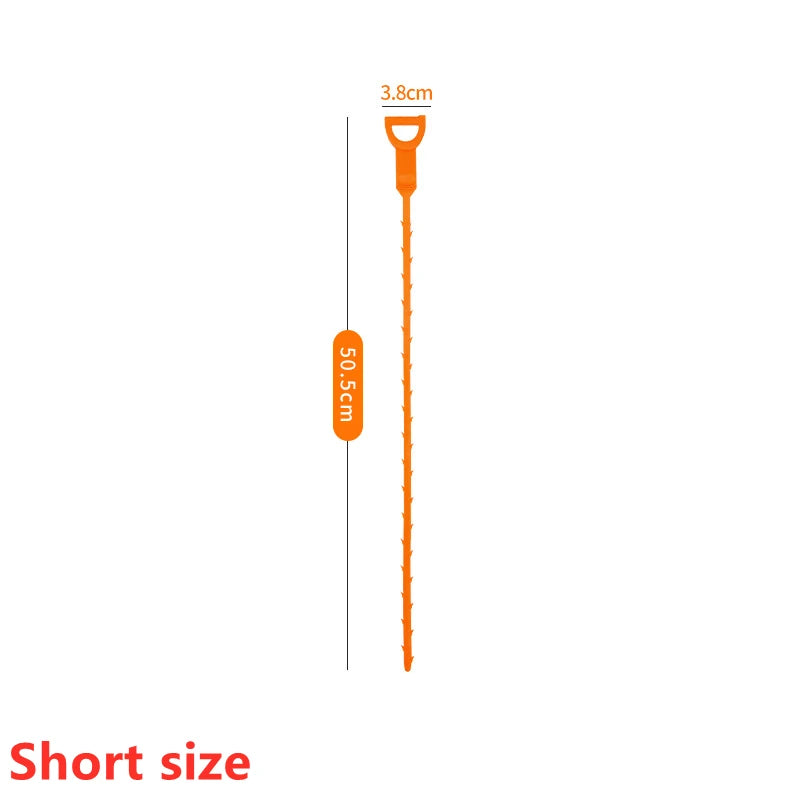 Drain Snake Hair Clog Remover – Flexible Sewer Tool for Bathroom Sink Blockages