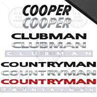 3D Metal Letter Emblem – Rear Trunk Badge for MINI Cooper S Styling
