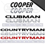 3D Metal Letter Emblem – Rear Trunk Badge for MINI Cooper S Styling