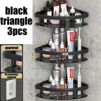 Adhesive Corner Shower Shelf – No Drill Wall Storage for Bathroom Organization