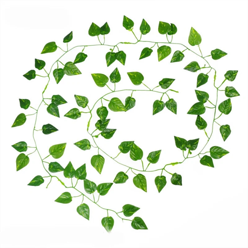 Artificial Green Dill Leaf Vine – 2m Hanging Garland for Wedding Decor