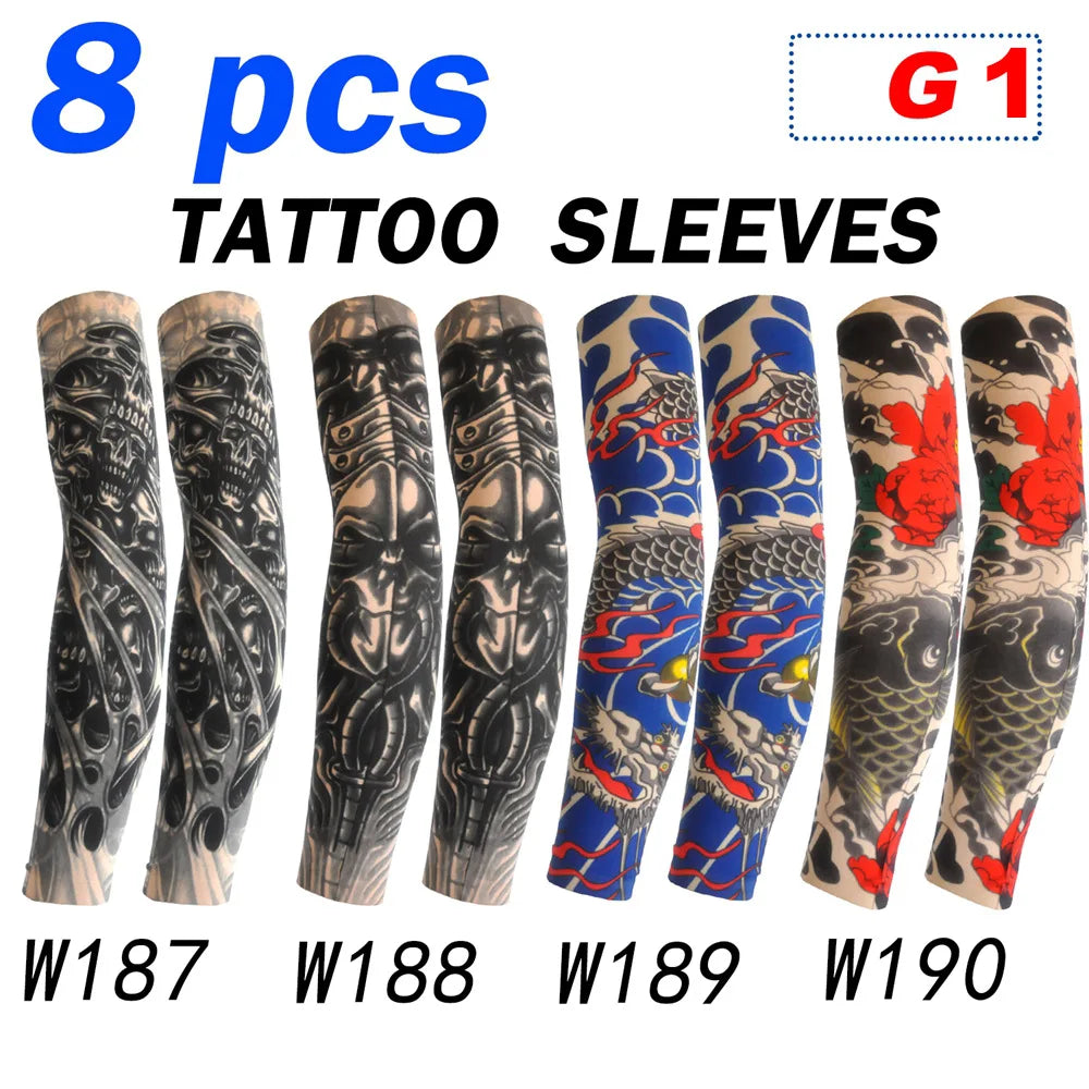 Tattoo Sleeves – Elastic Sun Protection for Outdoor Cycling and Sports