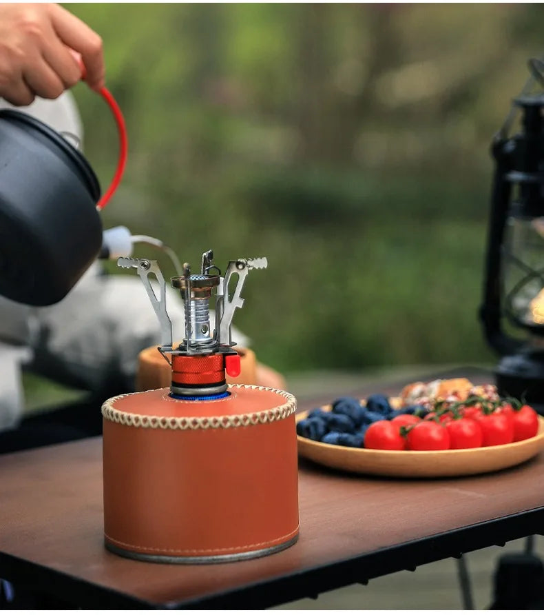 Foldable Alloy Gas Stove – Ultra-light Portable Cooker for Camping and Hiking