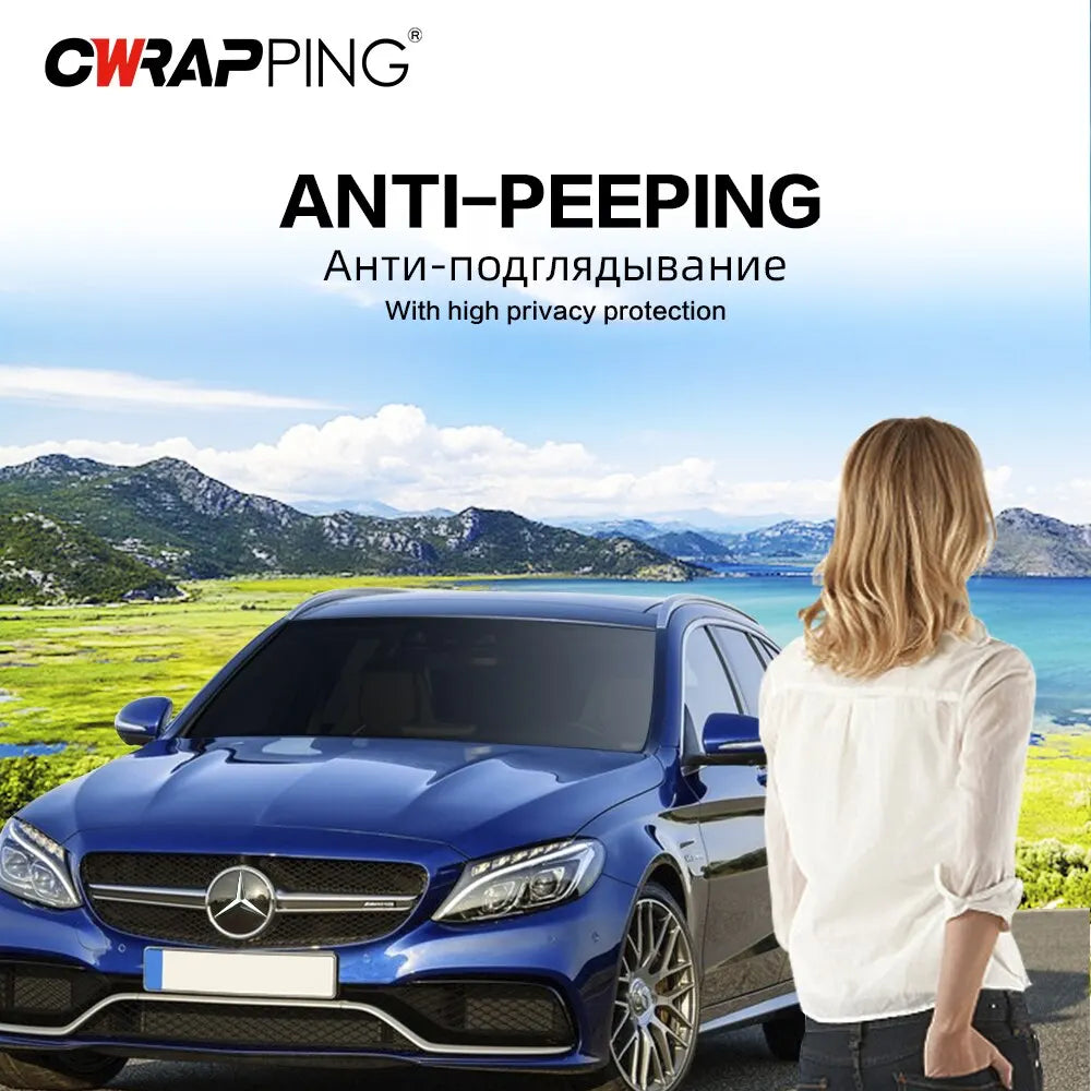 Car Window Tint Film – Solar UV Blocking Privacy Shade for Auto Heat Protection