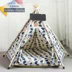 Portable Pet Teepee – Washable Indoor House for Cats and Small Dogs