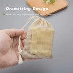 Mesh Soap Saver Bag – Reusable Exfoliating Pouch for Shower and Travel