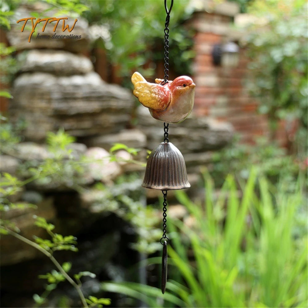 Ceramic Bird Figurines – Porcelain Magpie Sparrow Set for Home Decor