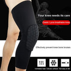 Compression Knee Sleeve – Long Leg Brace Support for Basketball and Running