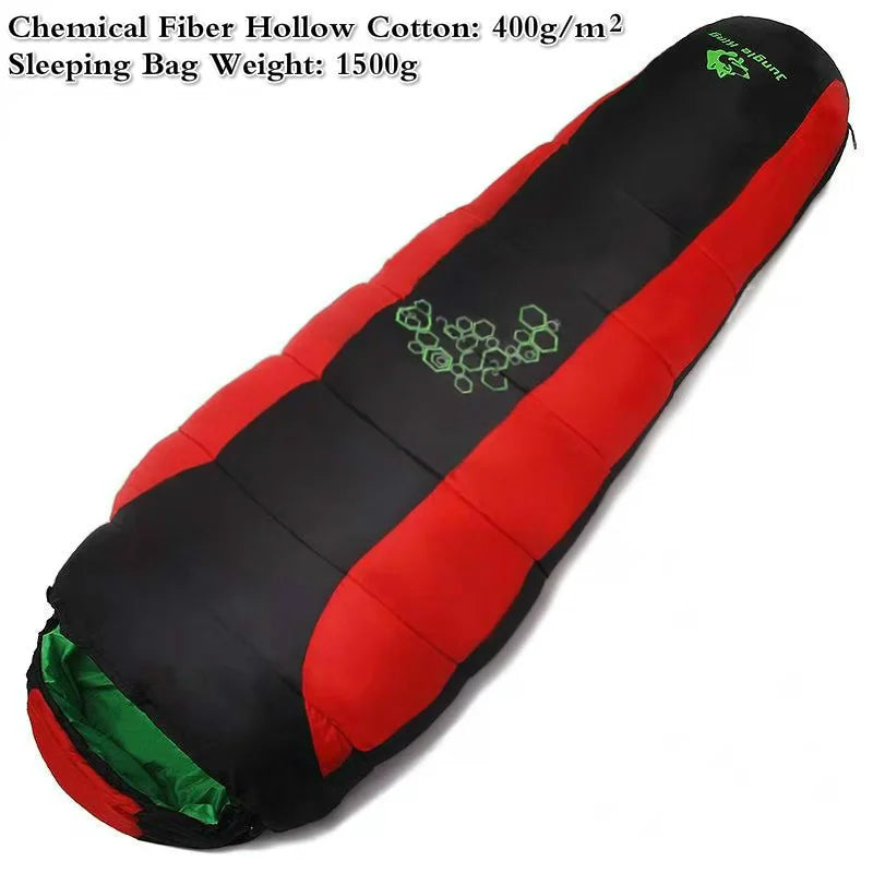 Thermal Cotton Sleeping Bag – Four-Hole Thickened Design for Winter Camping