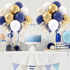 Metallic Pearl and Confetti Balloons – Decorative Latex Set for Party Events