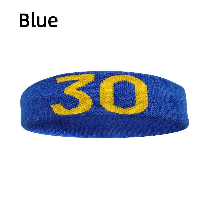 Cotton Athletic Headband – Elastic Sweatband for Gym Sports and Training