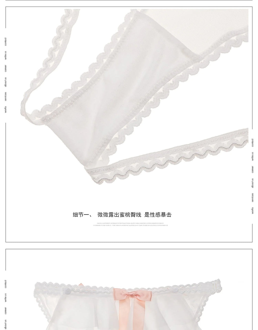 Lace Mesh Thong – Transparent Floral Lingerie for Sexy Occasions