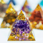 Amethyst Crystal Pyramid – Reiki Energy Generator for Chakra Meditation