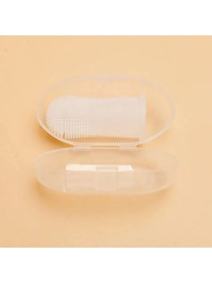 Silicone Finger Toothbrush – Pet Oral Cleaning Tool for Cats and Dogs