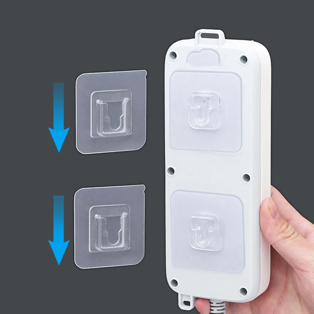 Adhesive Wall Hooks – Punch-Free Hanging Rack for Kitchen and Bathroom Storage