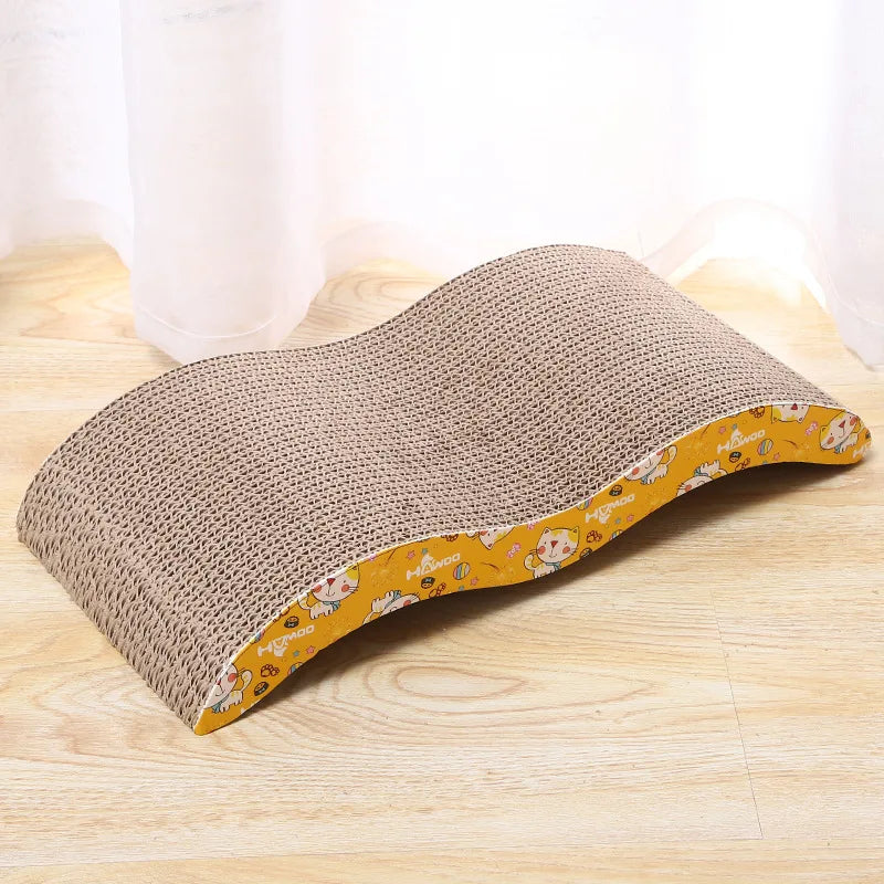 Corrugated Cardboard Cat Scratcher – Durable Claw Sharpening Pad for Cats