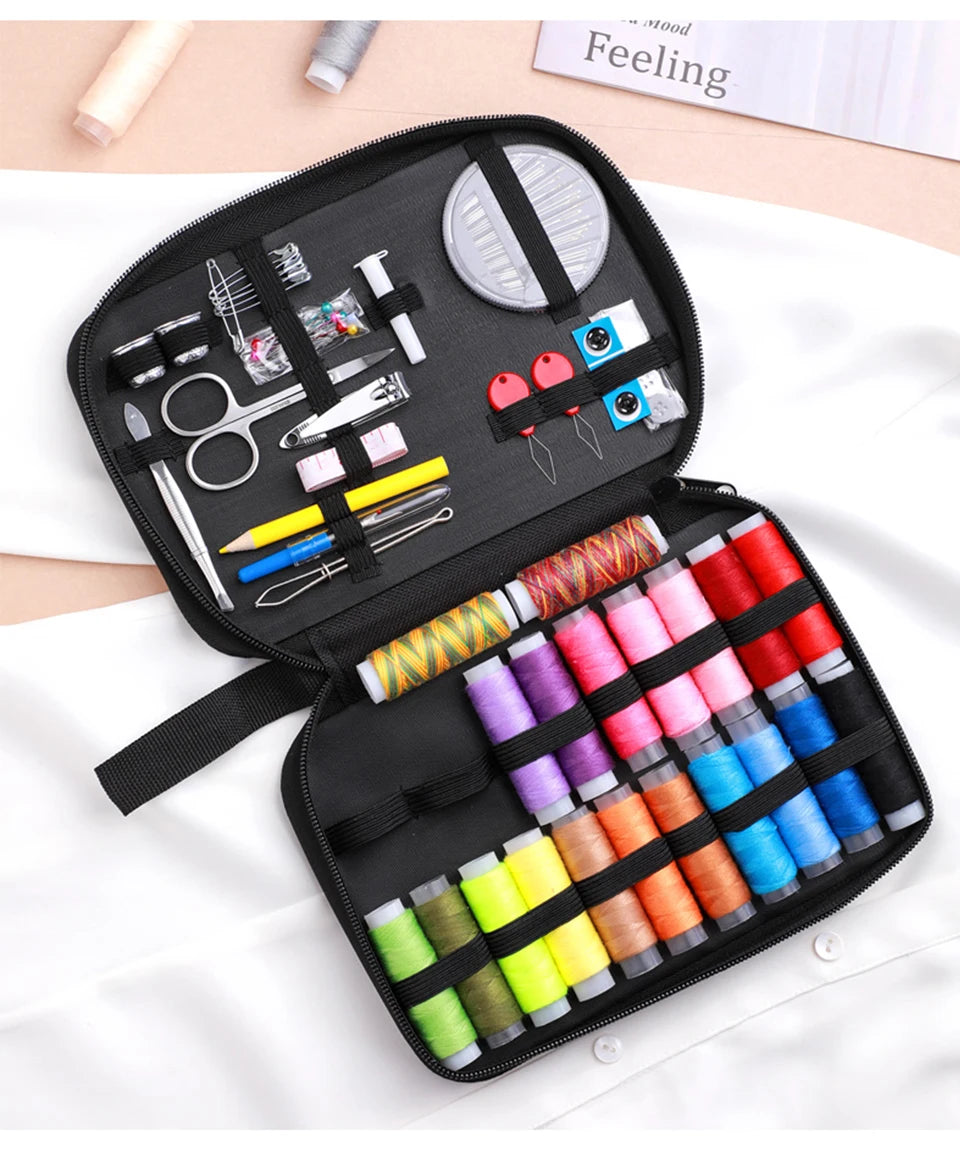 Portable Sewing Kit – Complete Tool Set for DIY Handwork and Travel Repairs