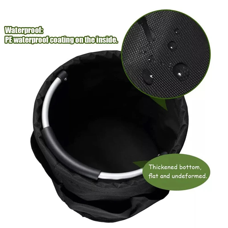 17L Folding Storage Tote – Large Collapsible Basket for Outdoor Cleaning