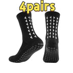 Non-Slip Grip Athletic Socks – Towel Bottom for Soccer Football and Running