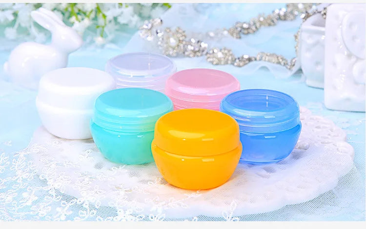 Mushroom Shape Cosmetic Jars – Refillable Travel Containers for Skincare
