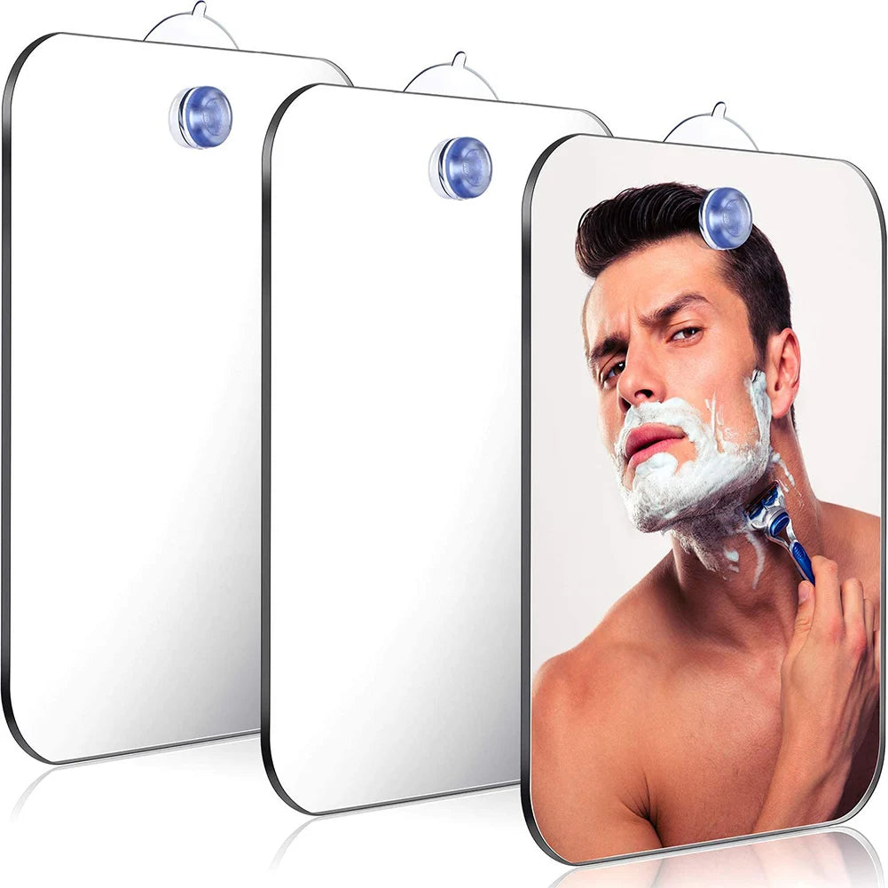 Acrylic Hand Mirror – Portable Travel Accessory for Makeup and Shaving