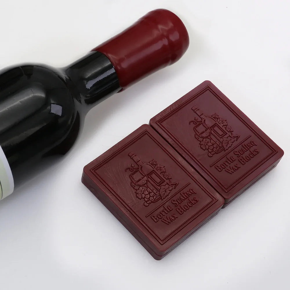 Red Wine Sealing Wax Block – Decorative Seal Stamp for Bottle Preservation