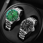 Hip Hop Mens Wristwatch – Luxury Sport Analog Watch and Bracelet Set