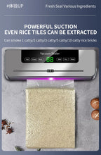 Electric Vacuum Sealer – UV Sterilization with Cutter for Food Storage