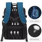 Expandable 17.3-inch Laptop Backpack – Waterproof Travel Bag for Men