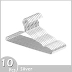 Aluminum Clothes Hangers – Anti-slip Metal Rack for Wardrobe Organization