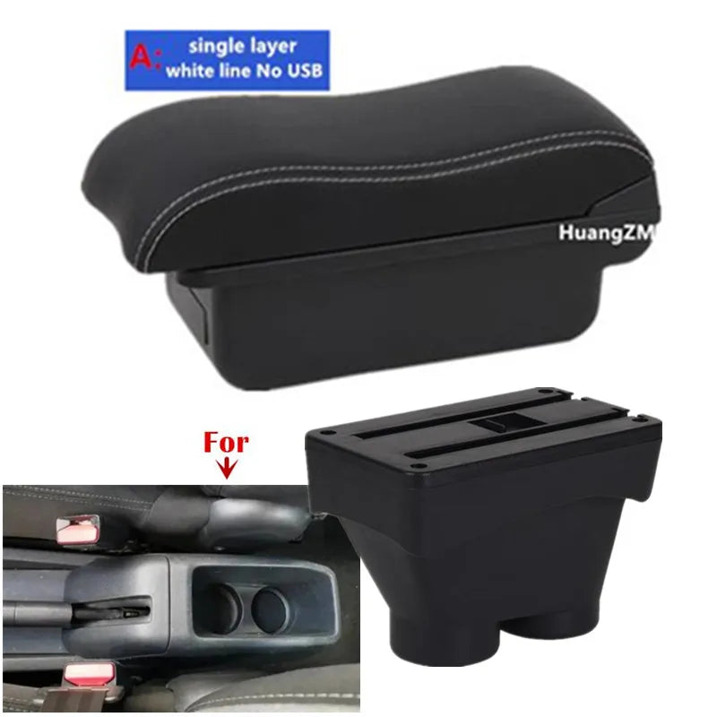 Center Console Armrest Box – Storage Organizer for Peugeot 208 2012-2018