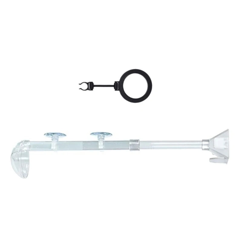 Acrylic Shrimp Feeding Tube – Transparent Dish Set for Aquarium Tanks