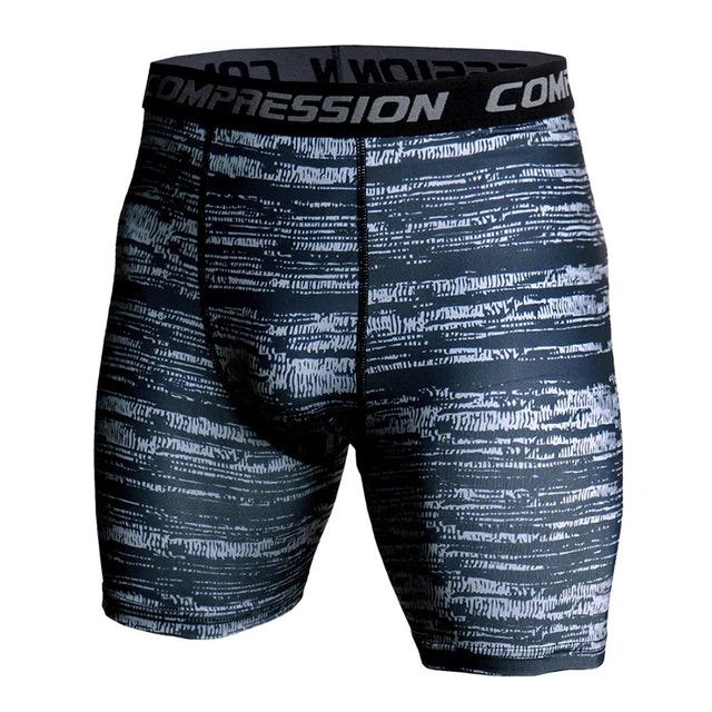 Compression Shorts – 3D Printed Camouflage for Gym and Bodybuilding