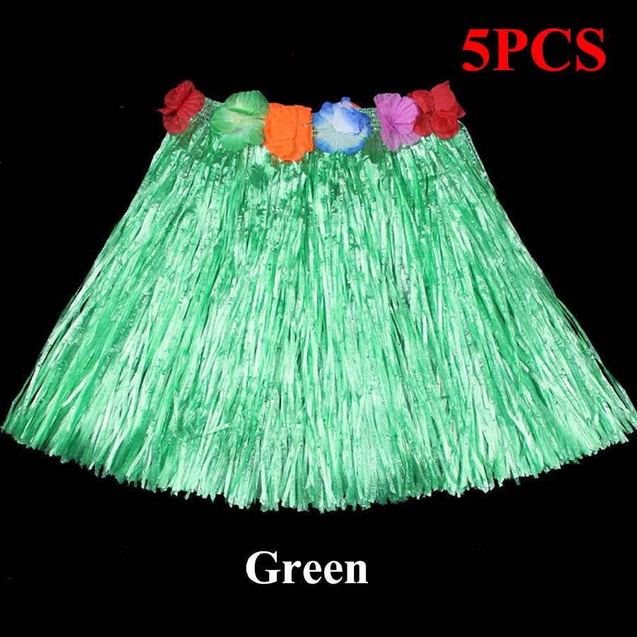 Hawaiian Hula Grass Skirt – Tropical Costume for Beach Parties and Luaus