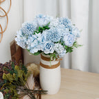 Silk Peony and Hydrangea Bouquet – Artificial Floral Decor for Wedding Home