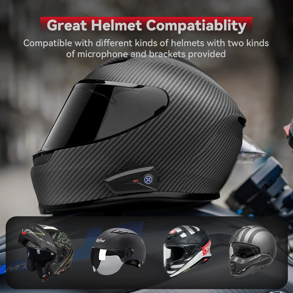 Motorcycle Bluetooth Headset – Voice Control for Hands-Free Riding