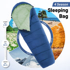Ultralight Cotton Sleeping Bag – 4 Season Waterproof Gear for Camping Hiking